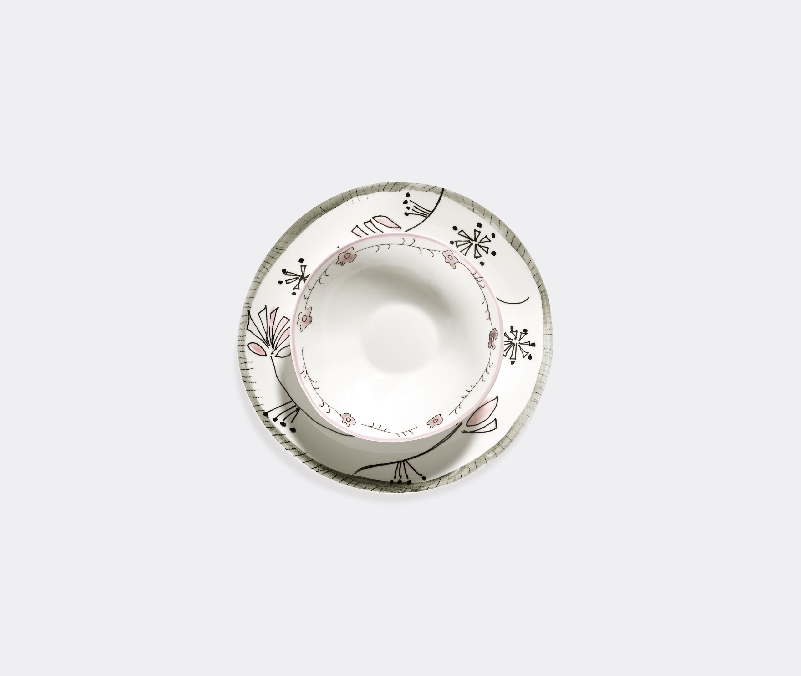 Serax Marni Dark Viola Pasta Bowl In Multicolor