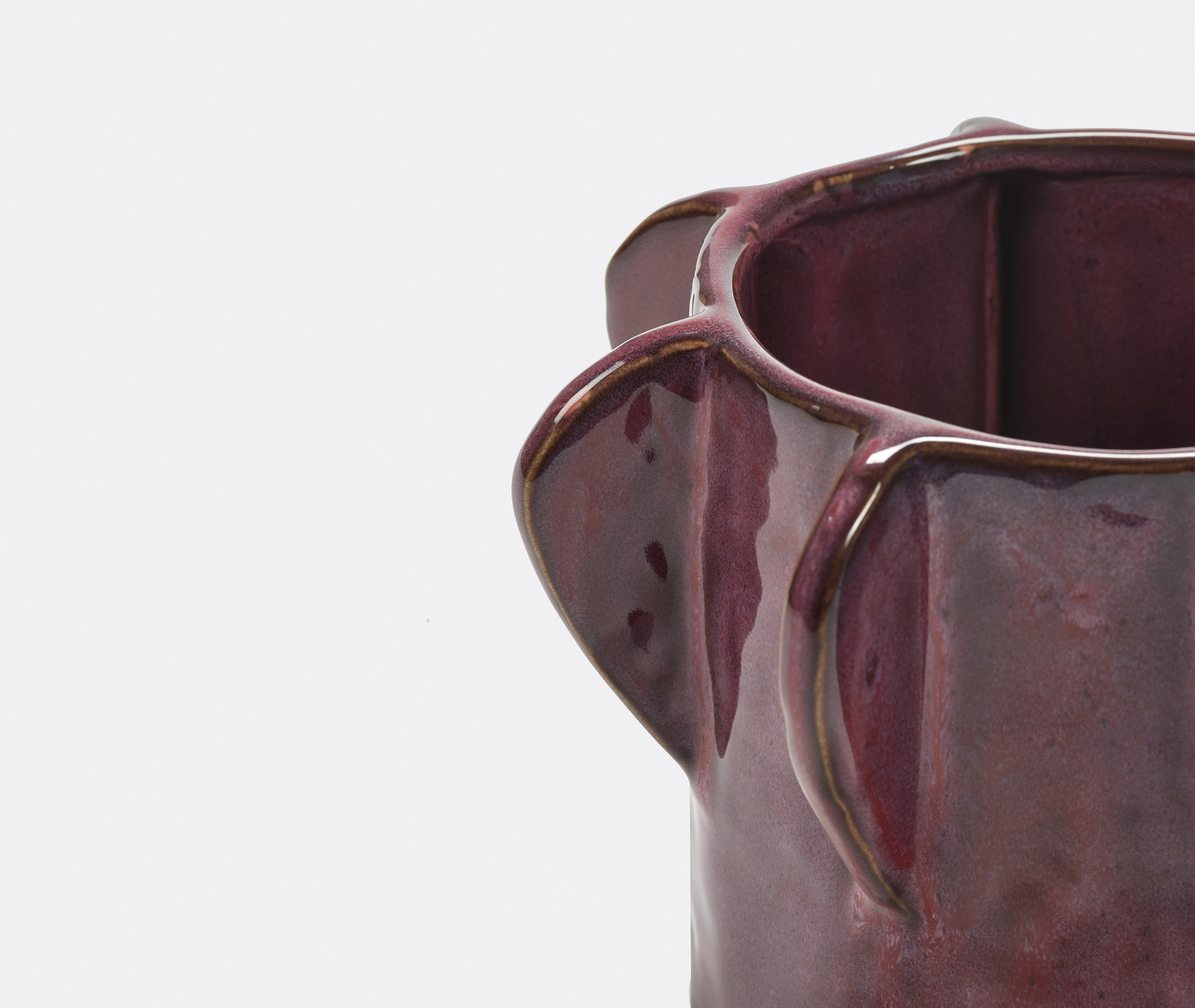 Serax Vases Red Uni In Red
