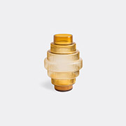 POLSPOTTEN 'steps' Vase, Amber, Large -  Vases Ocher Uni