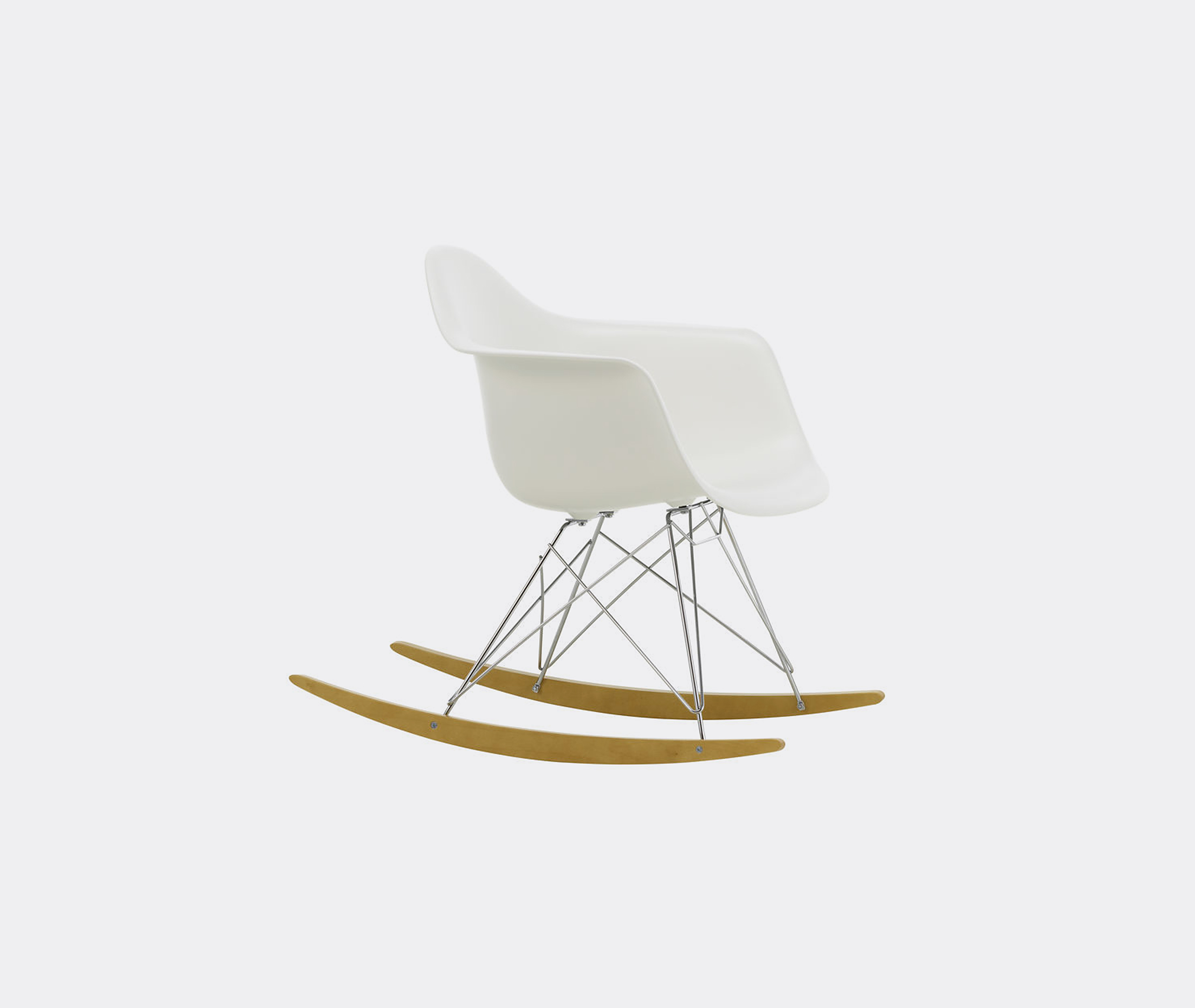 Vitra Seating White In White, Chrome, Yellow