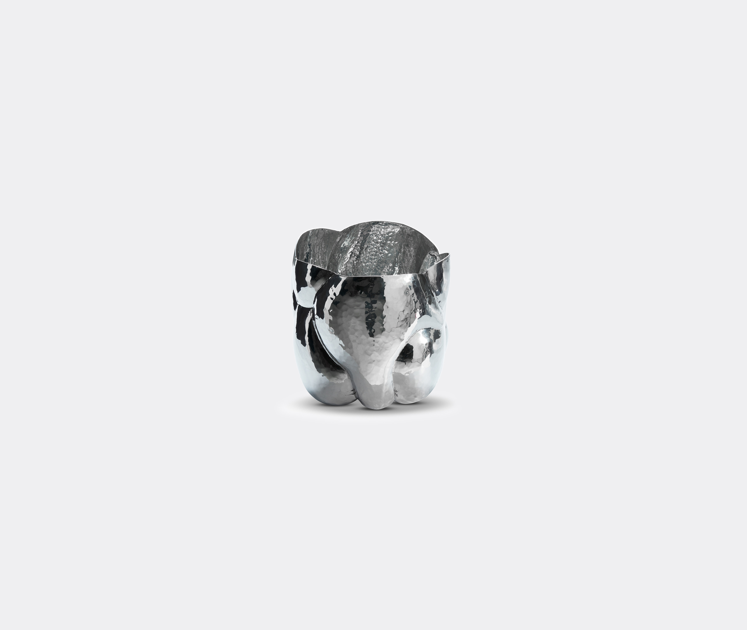 Tom Dixon Cloud Short Vessel In Silver