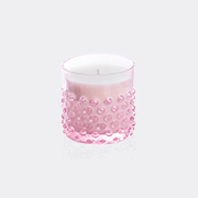 KLIMCHI 'hobnail' Candle, Peony, Rosaline -  Candlelight And Scents Pink Uni