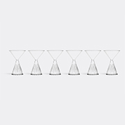 Ichendorf Milano 'tutu' Martini Glass, Set Of Six -  Glassware Clear Uni