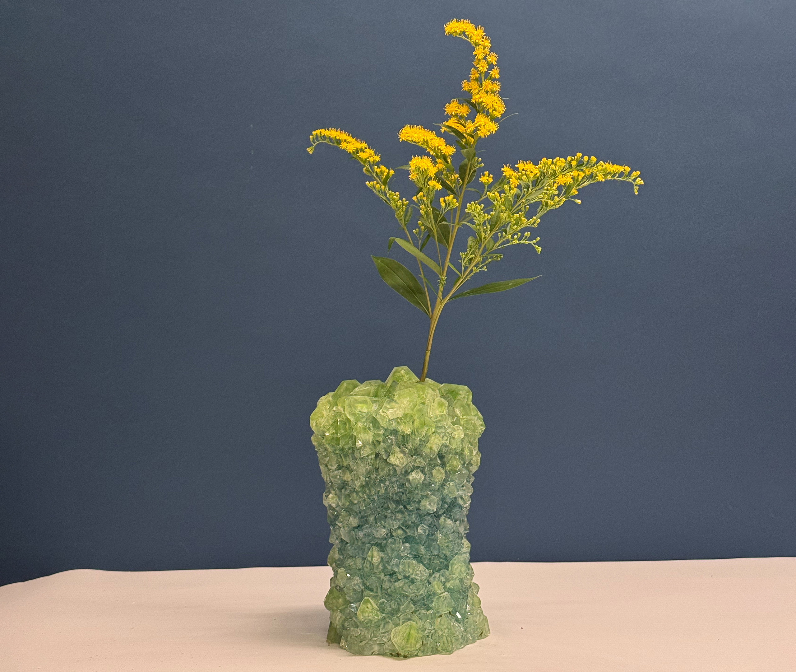 Mineral Series Vases Green Uni In Green