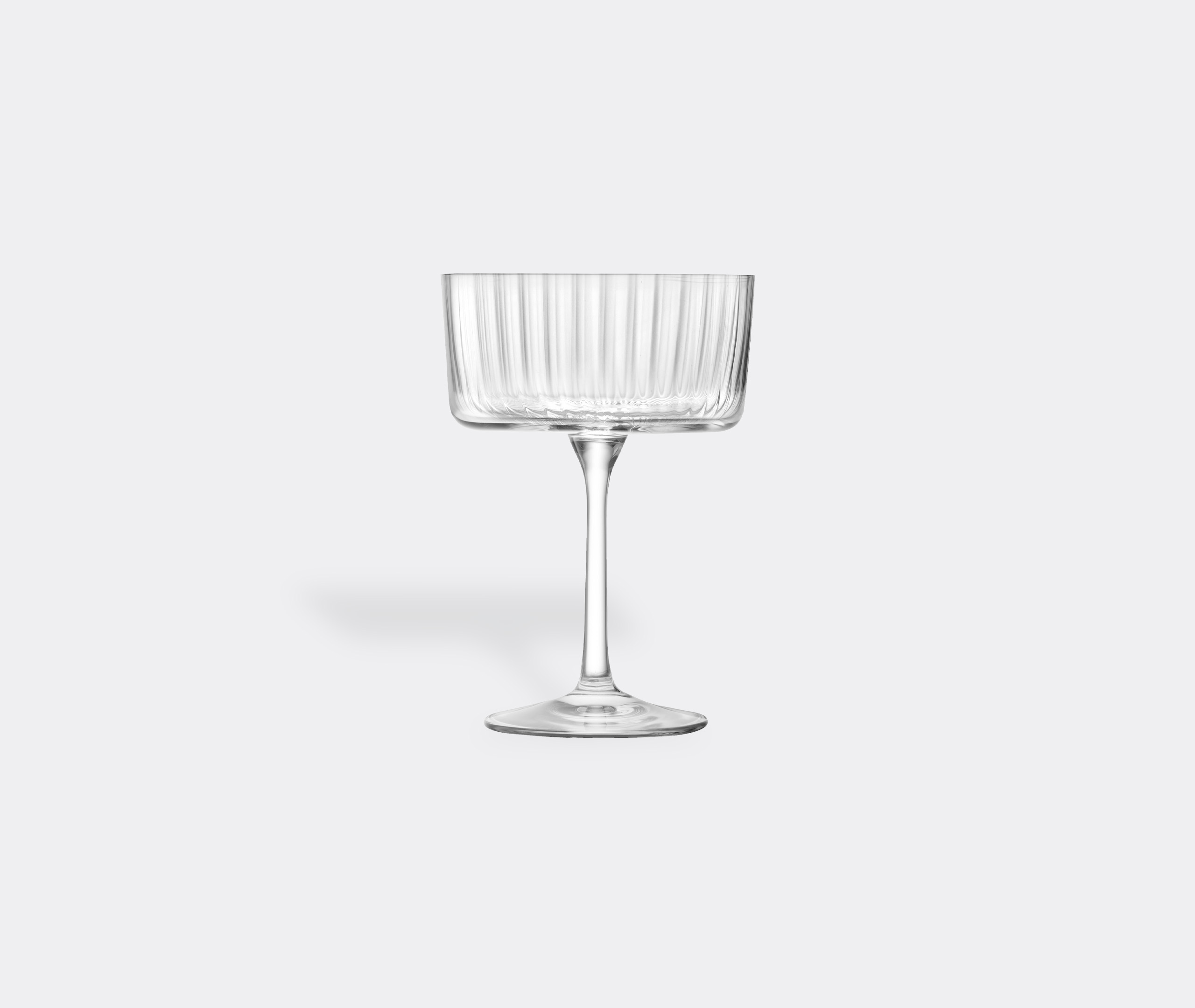 Lsa International Gio Line Champagne Glass (set Of Four) In Clear