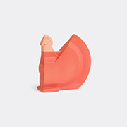 Nuove Forme 'cock Figure', Peach -  Decorative Objects Multicolor Uni