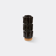 POLSPOTTEN 'structure' Vase, Black -  Vases Black Uni