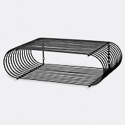 AYTM 'curva' Shelf, Black -  Room Organising Black Uni