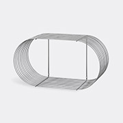 AYTM 'curva' Shelf, Silver -  Room Organising Silver Uni