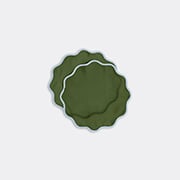 La DoubleJ 'rainbow Bosco Cloud' Tablemat, Set Of Two -  Table Linens Green Uni