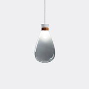 Poltrona Frau 'soffi' Suspension Lamp -  Lighting Transparent Blown Glass Uni