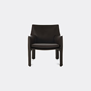 Cassina 'cab 413' Armchair, Leather, Black -  Seating Black Uni