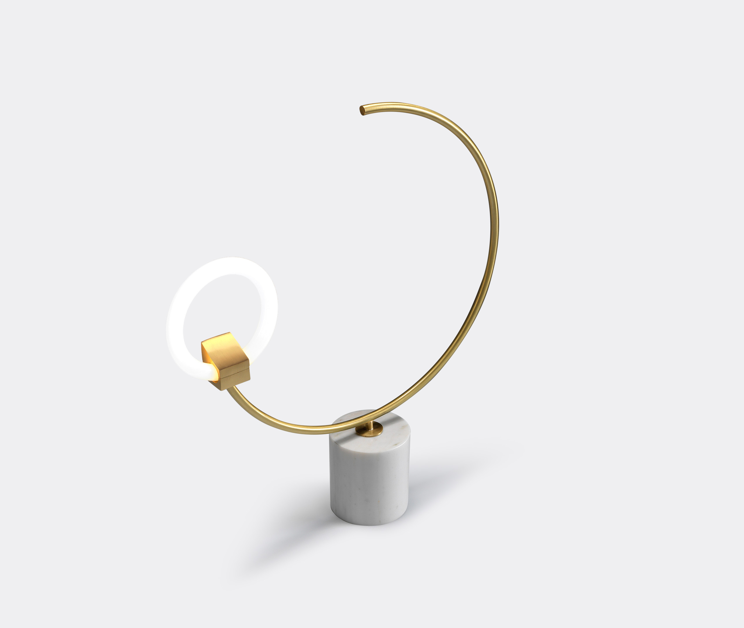 Chris Basias Studio Lighting White In White,gold