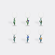 Ichendorf Milano 'marine Garden' Stemmed Glass, Set Of Six -  Glassware Multicolor Uni
