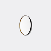 Poltrona Frau 'ren' Round Mirror, Large -  Mirrors And Clocks Black Uni