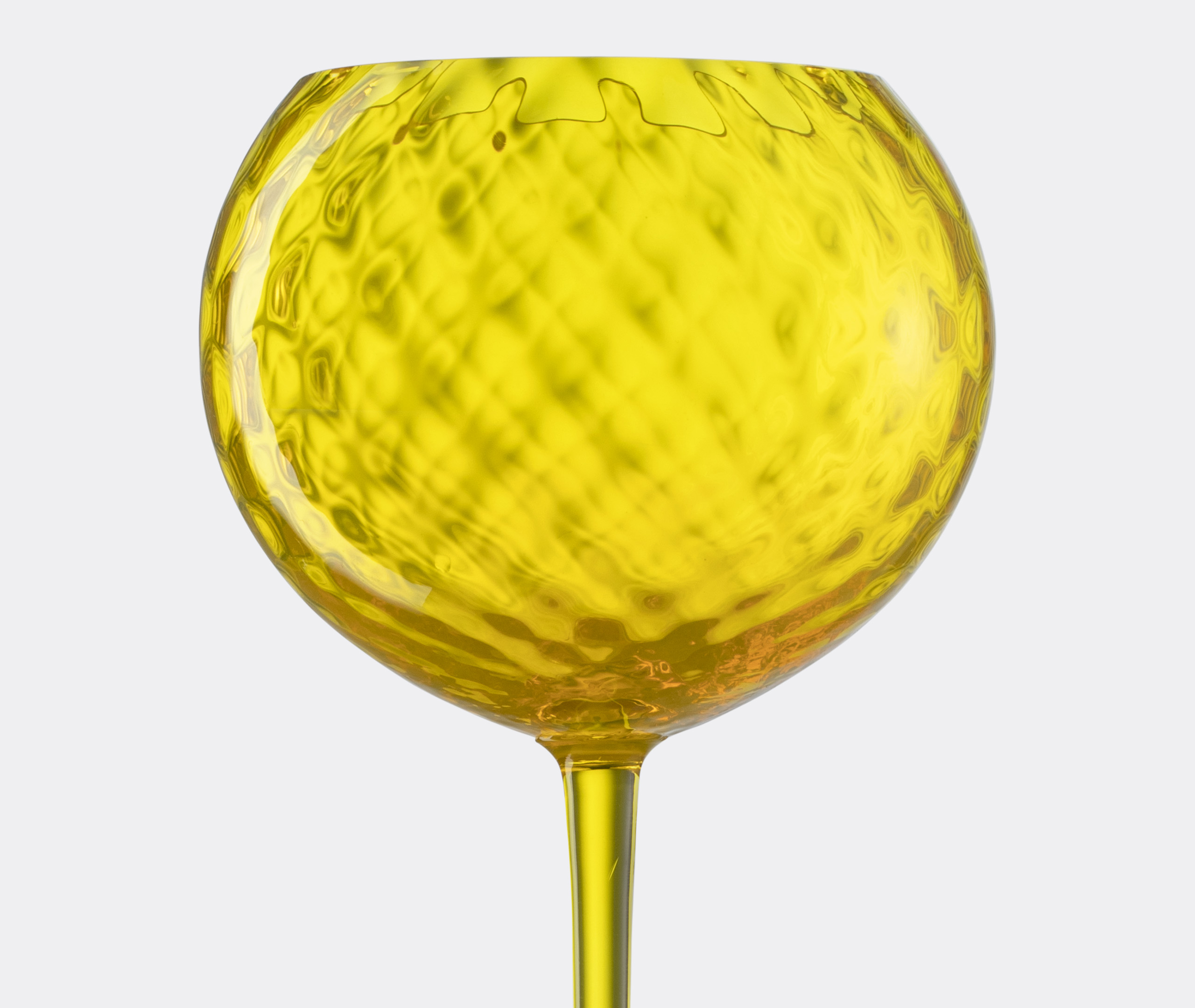 Nasonmoretti Glassware Yellow Uni In Yellow