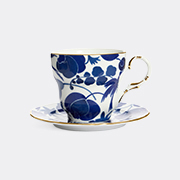 La DoubleJ 'wildbird Big Mama' Cup And Saucer, Blue -  Tea And Coffee Multicolor Uni