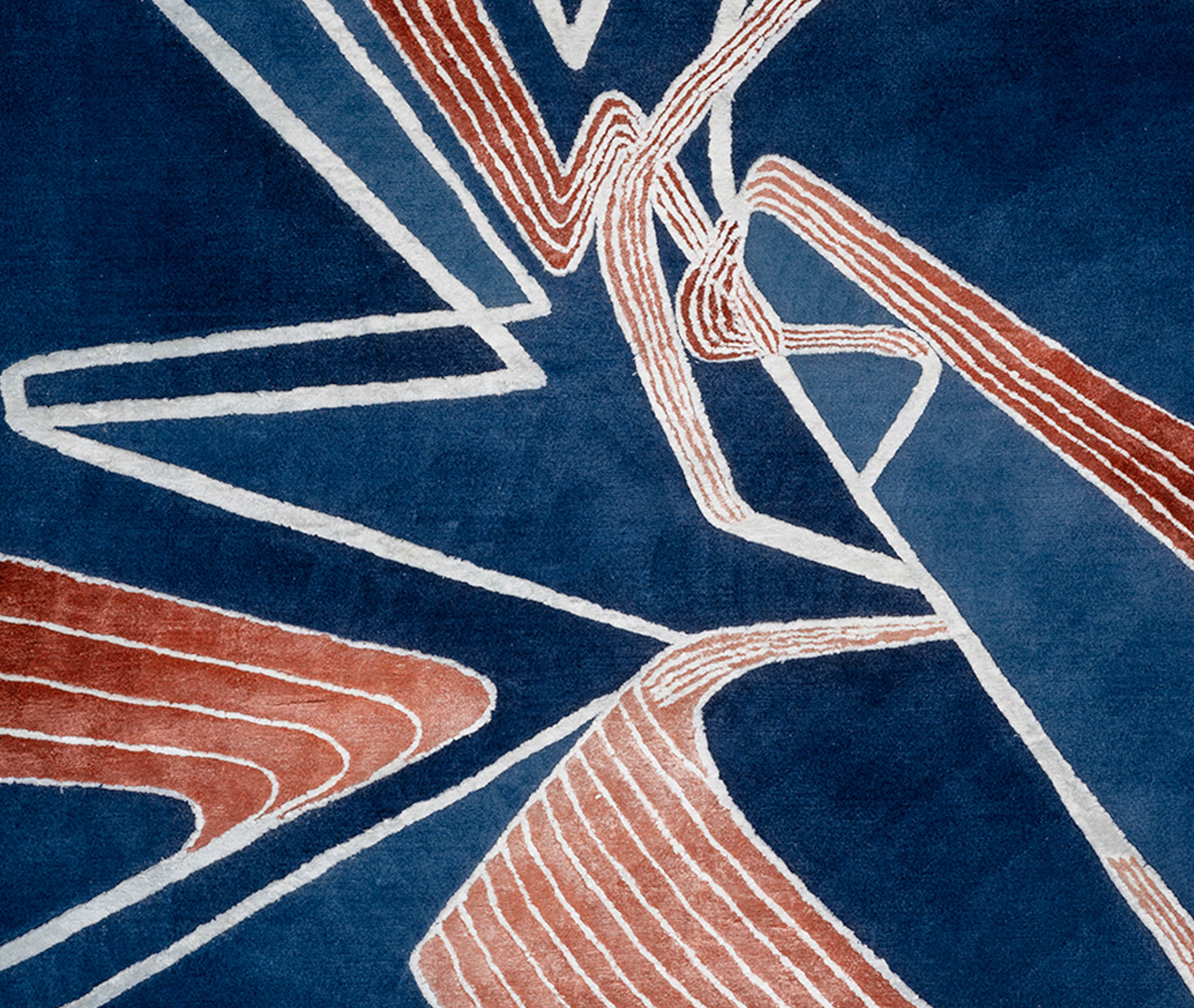 Illulian Rugs Blue Uni In Blue