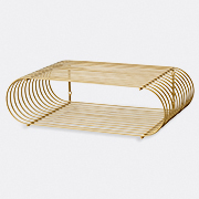 AYTM 'curva' Shelf, Gold -  Room Organising Gold Uni