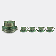 Serax 'verde Lanza' Breakfast Set, Set Of Twelve, Green -  Tea And Coffee Green Uni