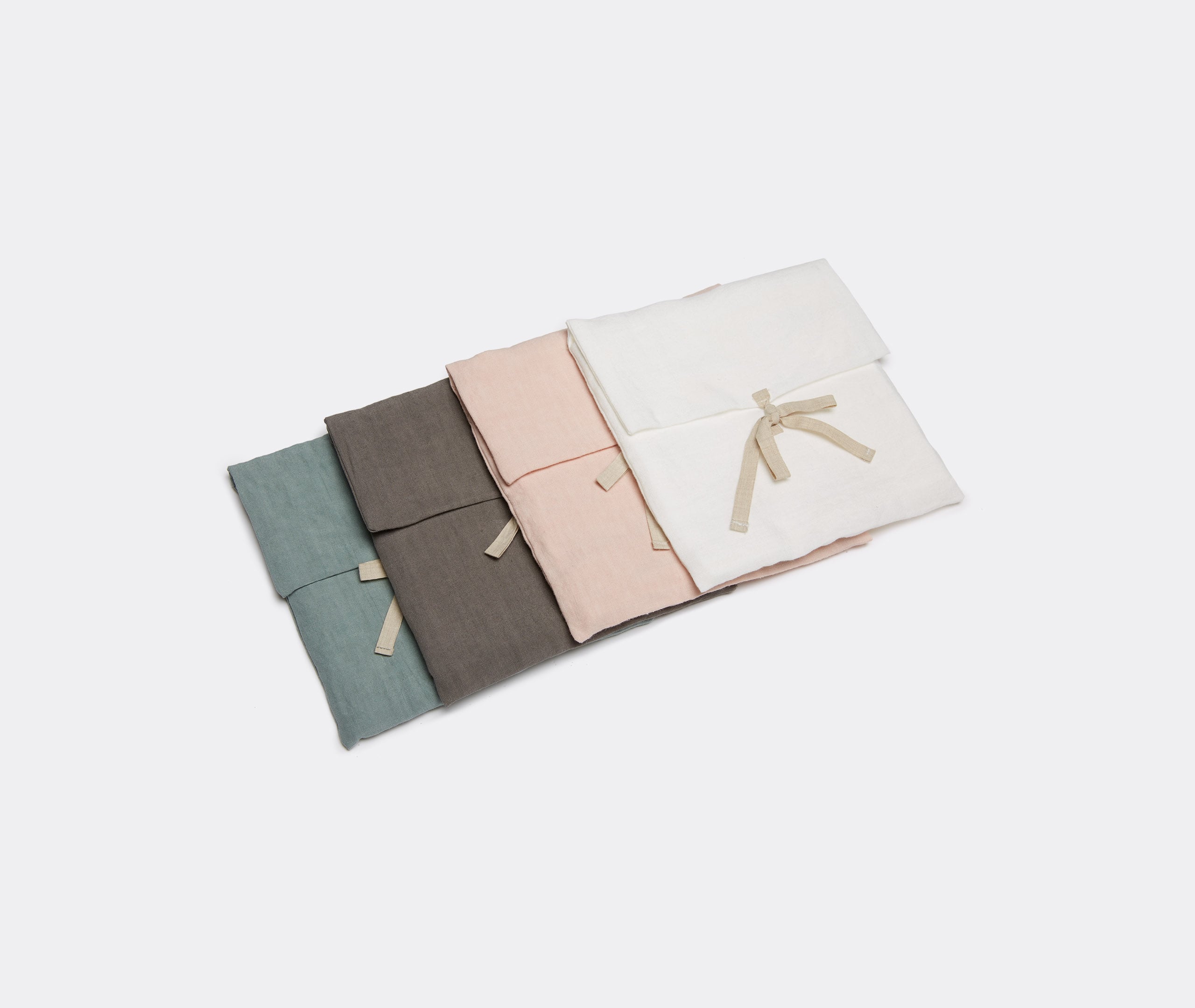 Once Milano Table Linens Charcoal Uni In Charcoal
