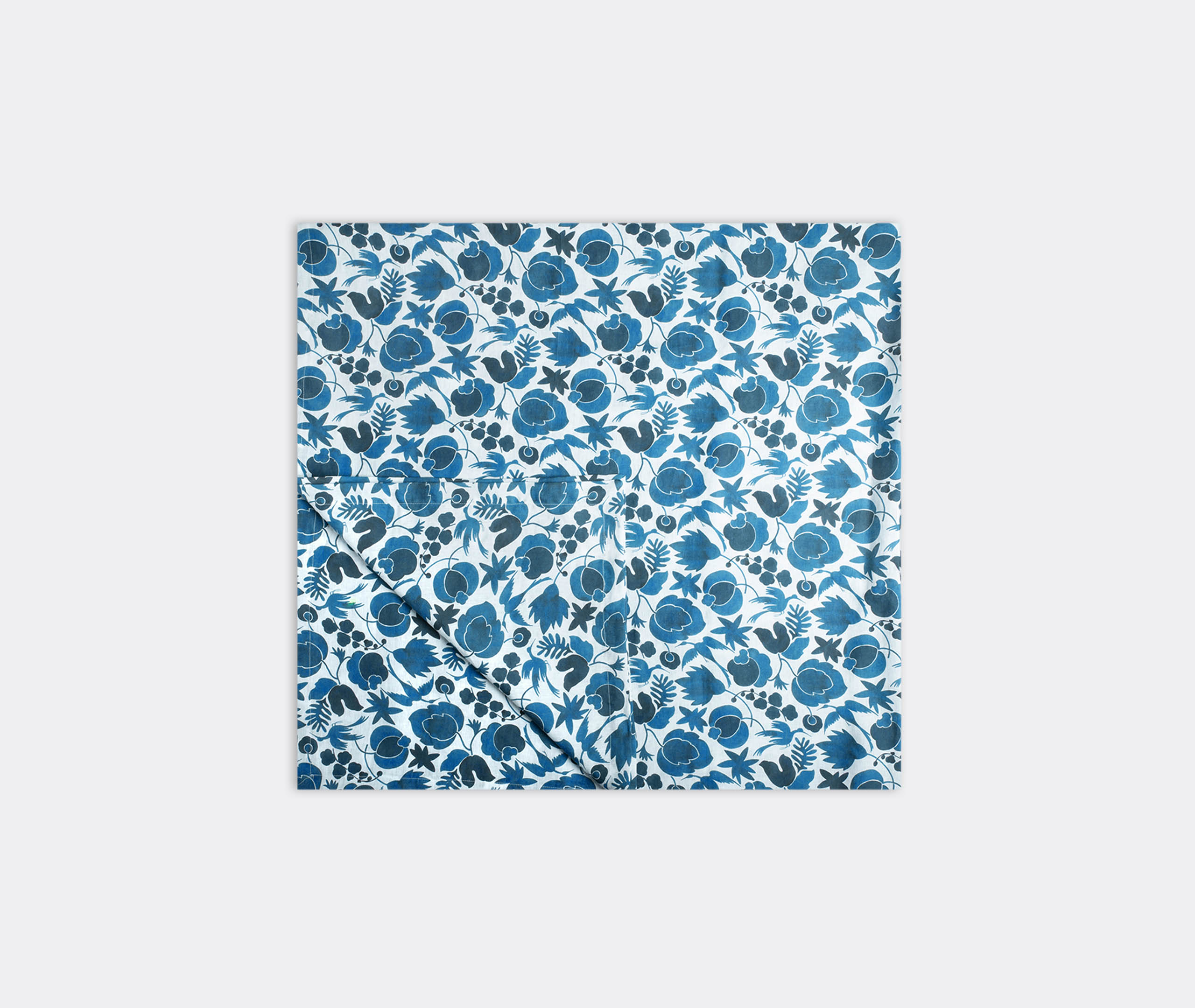La Doublej Table Linens Blue Uni In Blue