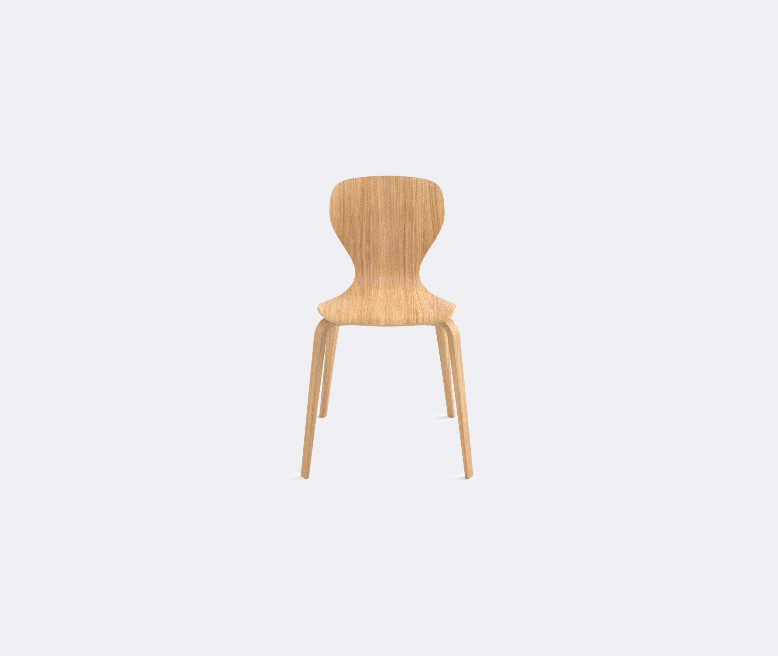Viccarbe Seating Matt Oak Uni In Matt Oak