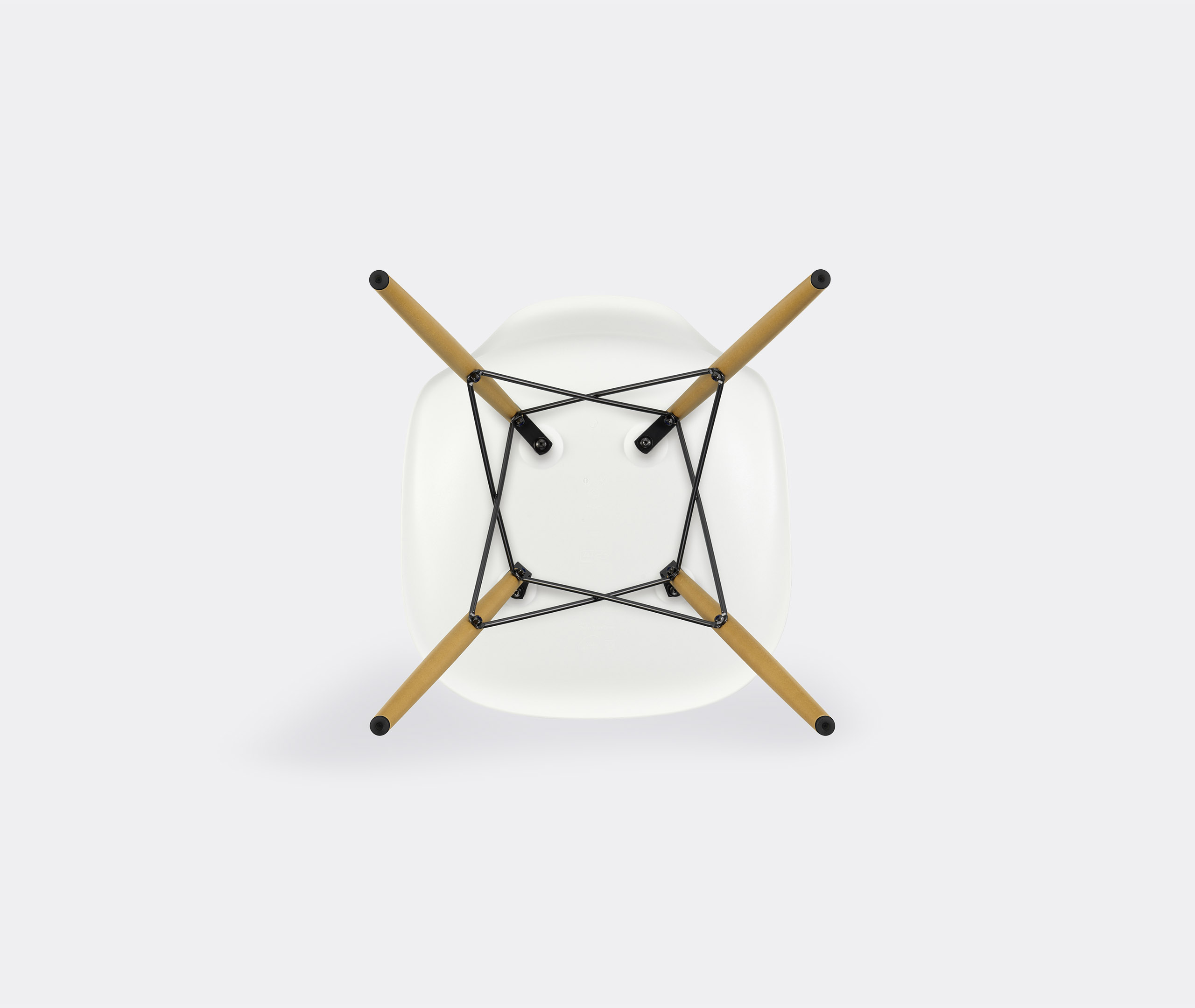 Vitra Seating White In White, Maple, Black