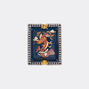 La DoubleJ 'the Dragon' Ashtray, Midnight Blue -  Barware Blue Uni