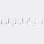 NasonMoretti 'idra' Water Glass, Set Of Six -  Glassware Transparent Uni