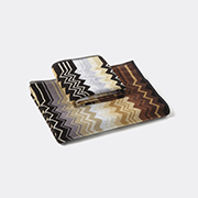 Missoni 'giacomo' Towel Set, Two Pieces, Black -  Bath Linens Black Multicolour Uni