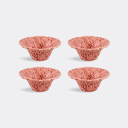 Bordallo Pinheiro 'maria Flor' Dessert Bowl, Set Of Four, Pink -  Tableware Multicolor Uni