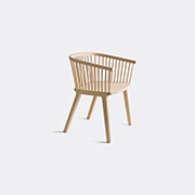 Colé Seating Beech Wood Uni In Beech Wood