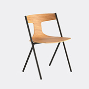 Viccarbe Seating Matt Oak Uni In Matt Oak