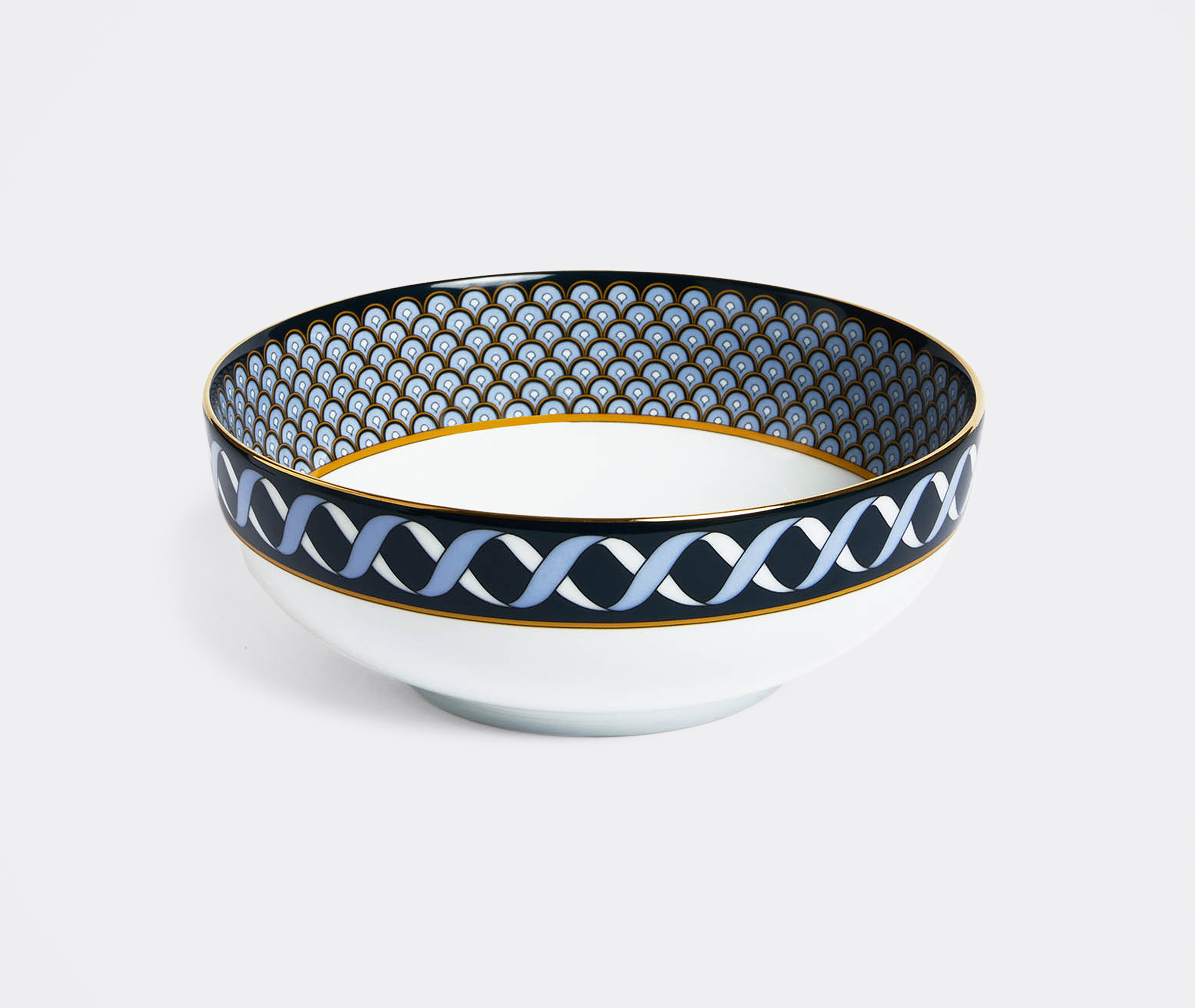 La Doublej Decorative-patterned Serving Bowl (25cm) In Multi