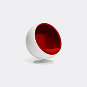 Eero Aarnio Originals 'ball Chair', Red Tonus -  Seating Red Uni