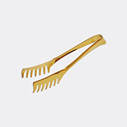 Sambonet 'living' Spaghetti Tongs -  Cutlery Gold Uni