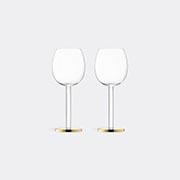 LSA International 'luca' Wine Glass, Set Of Two -  Glassware Gold Uni