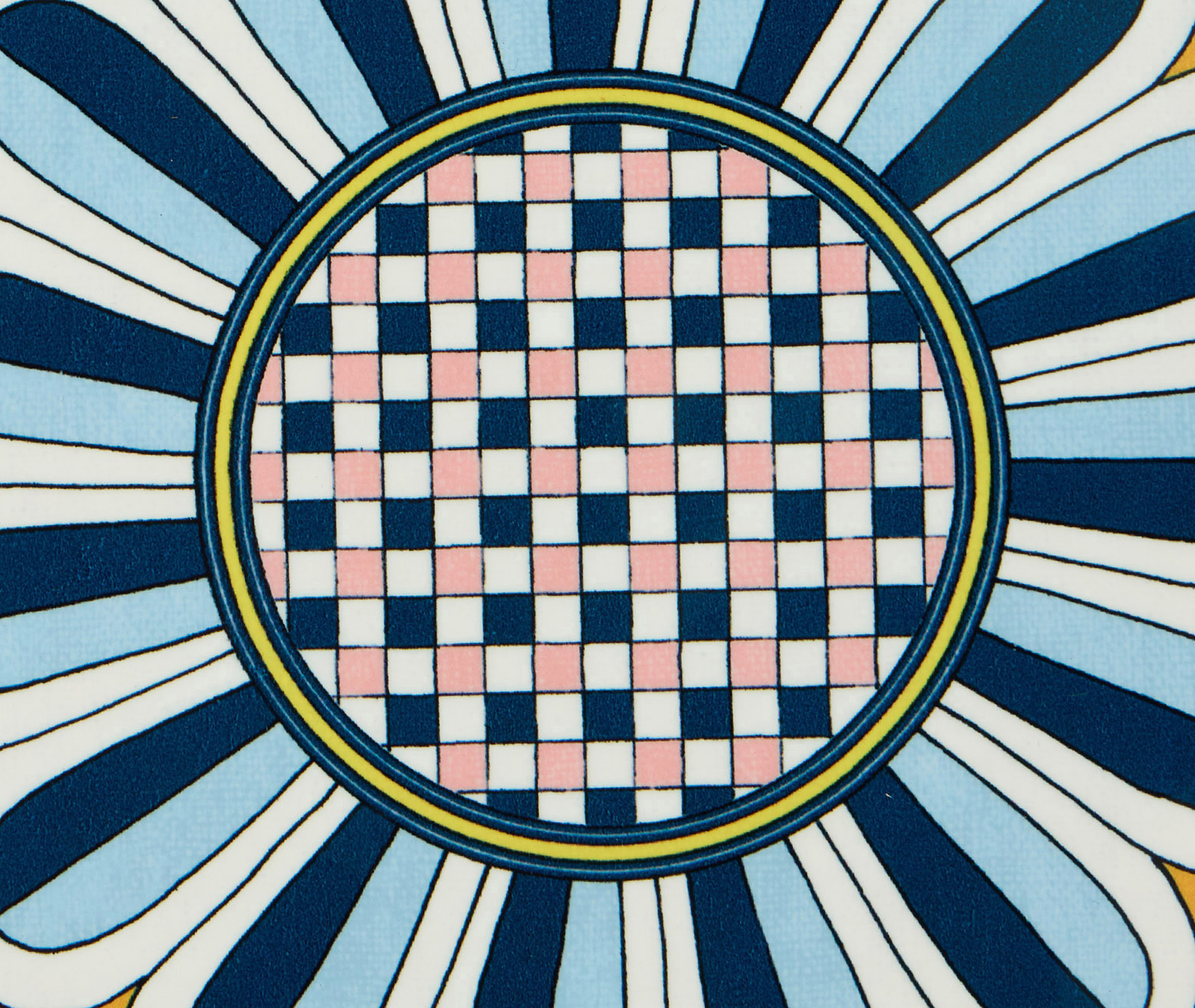La Doublej Disk Placemats Set Of 2 Napoli In Multi