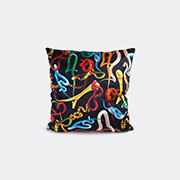 Seletti 'snakes' Cushion, Uk -  Cushions Multicolor Uni
