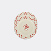House of Capricorn 'viana' Dinner Plate, Set Of Two, Red -  Tableware Red Uni