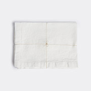 Once Milano Table Linens White Uni In White