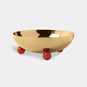 Sambonet 'penelope' Bowl, Coral, Large -  Serving And Trays Inox Gold/base Coral Resina Uni