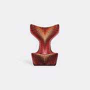 Cappellini 'drum' Armchair -  Seating Bielastico Orange Uni