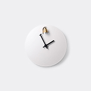 Domeniconi 'dinn' Clock, White -  Mirrors And Clocks White Uni