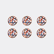 Missoni 'nastri' Dessert Plate, Set Of Six -  Tableware Multicolor Uni