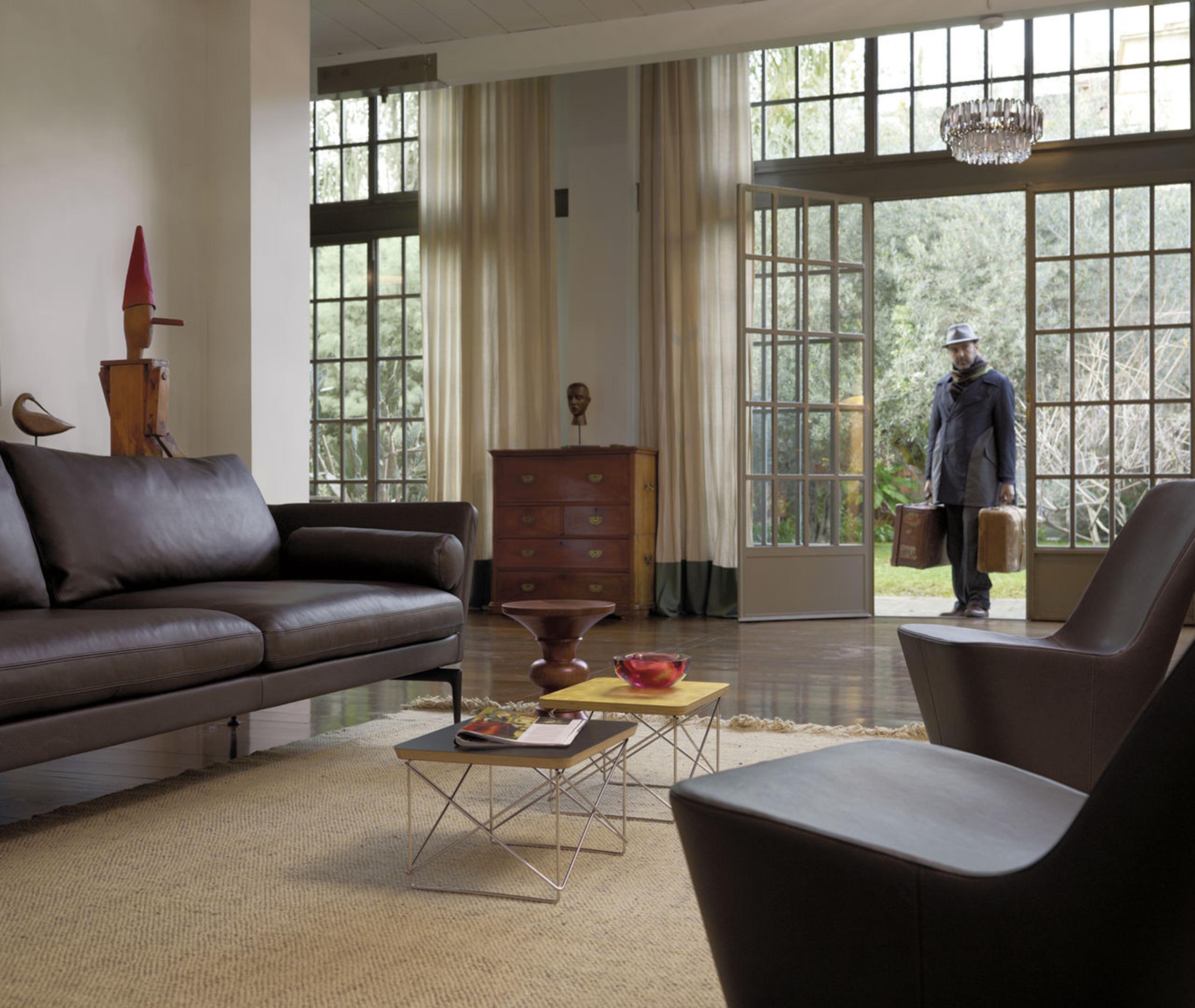 Vitra Small Black Occasional Ltr Table In Black