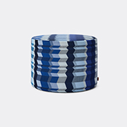 Missoni 'positano' Pouf, Blue Multicolor -  Seating Multicolour Uni