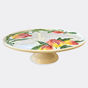 Les-Ottomans 'pomegranate' Cake Stand, Multicolor -  Serving And Trays Multicolor Uni