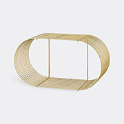 AYTM 'curva' Shelf, Gold -  Room Organising Gold Uni